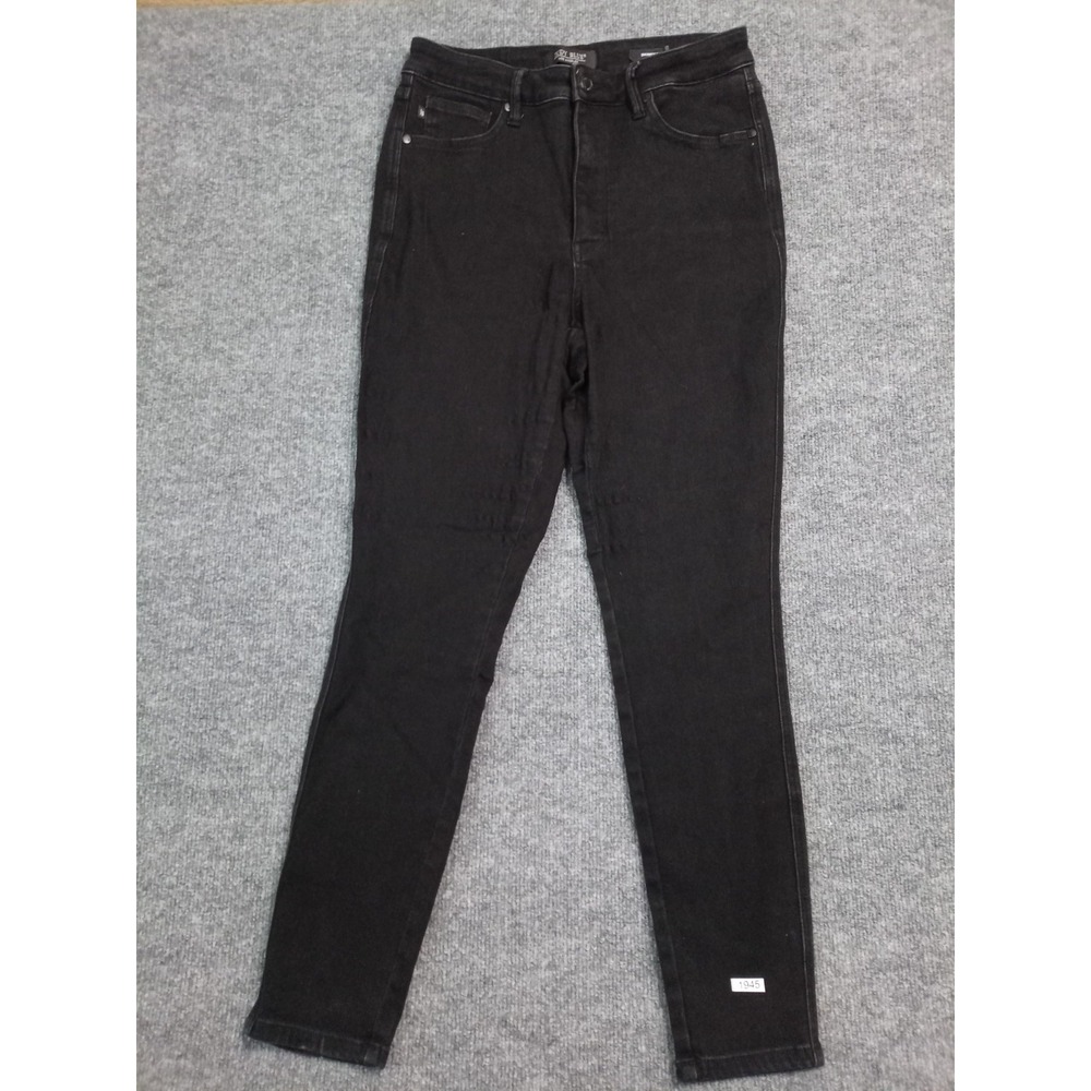 Judy Blue Skinny Fit Jeans Womens Black Stretch Denim Pants Mid Rise